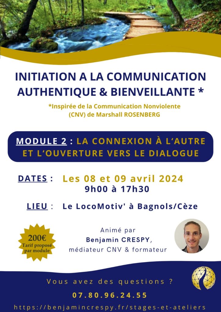 module initiation à la communication bienveillante module 2