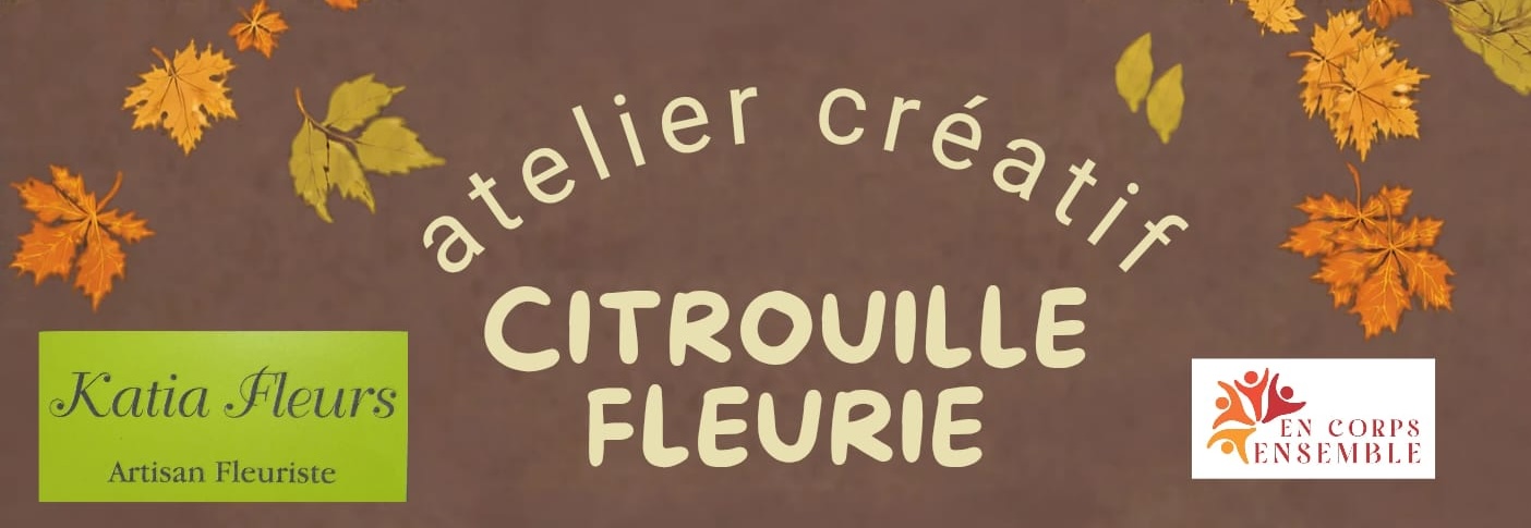 atelier citriouille fleurie